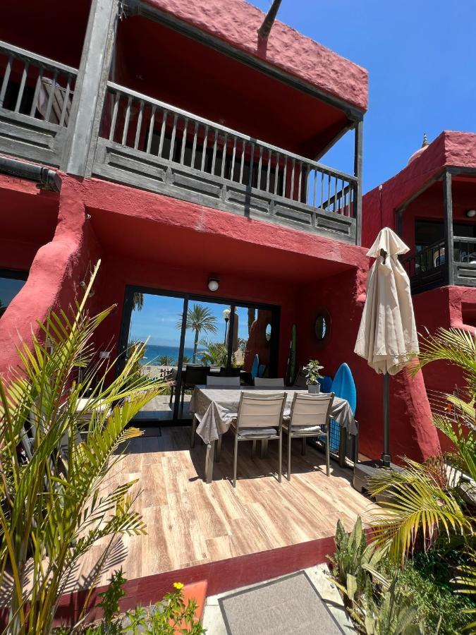 First Beachline Deluxe With Garden And Terrasse In Sun Club San Bartolomé Dış mekan fotoğraf