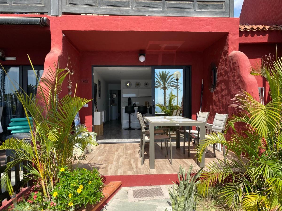 First Beachline Deluxe With Garden And Terrasse In Sun Club San Bartolomé Dış mekan fotoğraf