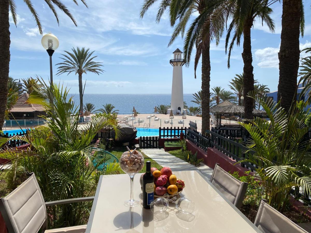 First Beachline Deluxe With Garden And Terrasse In Sun Club San Bartolomé Dış mekan fotoğraf