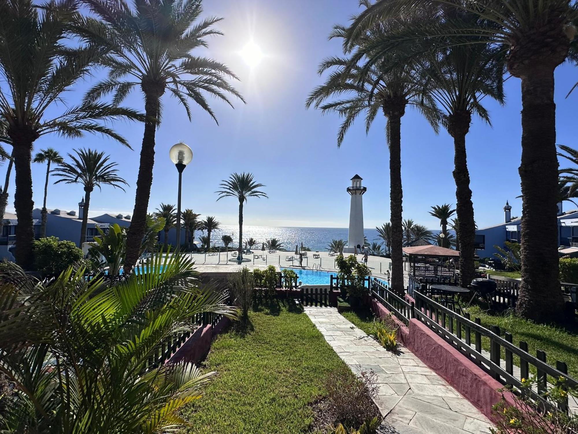First Beachline Deluxe With Garden And Terrasse In Sun Club San Bartolomé Dış mekan fotoğraf